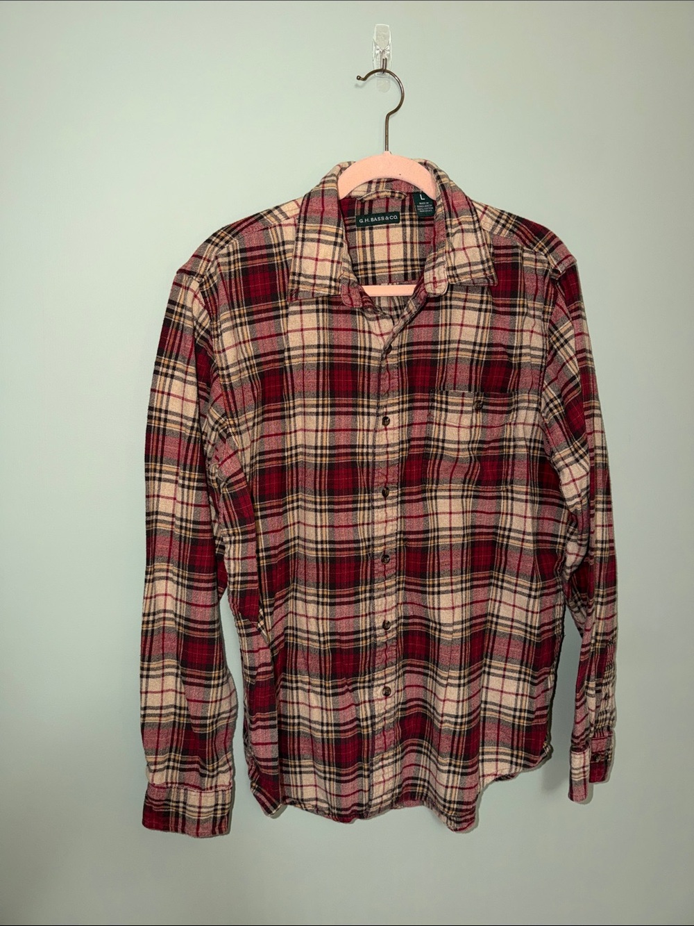 G.H. Bass & Co. Plaid Flannel Shirt